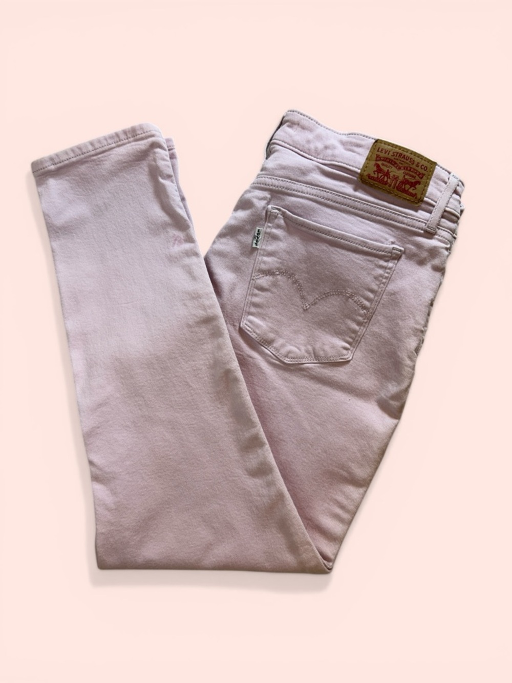 Levi's Women's Size 31 Light Pink 711 Skinny Jeans